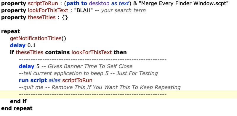 Applescript Read And Trigger Other Script Base On Received Notification - Premium Gradient Art Gallery - Mobile