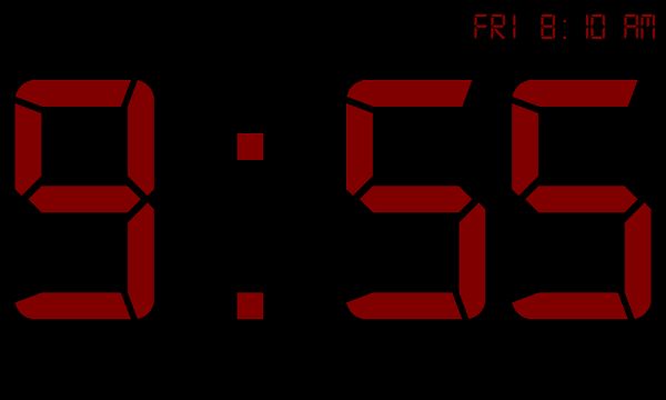 Fullscreen Clock For Android Download - Professional Dark Photo - Full HD