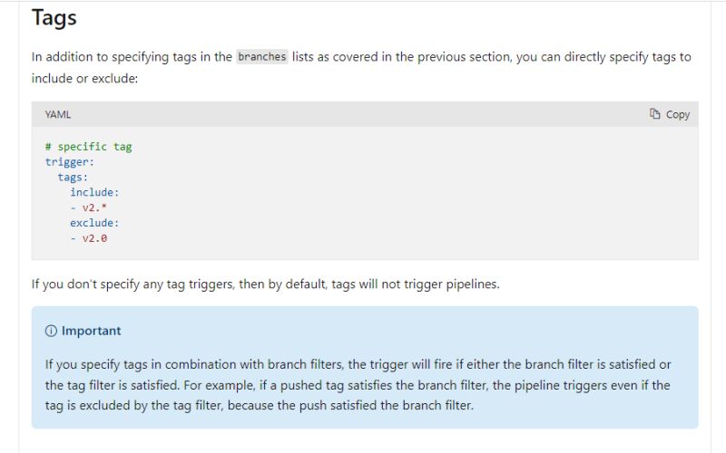 Azure Devops Pipeline Trigger Tags Stack Overflow - Premium Dark Image Gallery - 8K