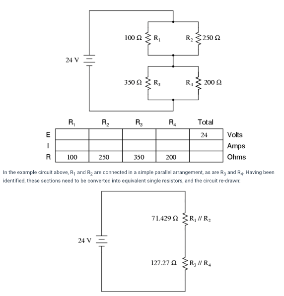 How To Calculate The Total Resistance Fo A Parallel Circuit