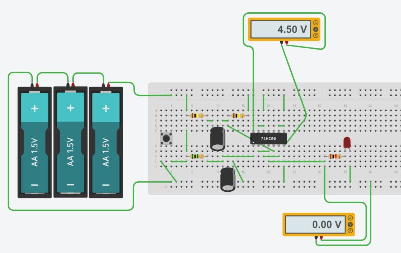 Latching Power Switch Uses Momentary Action Pushbutton Electronics Lab - Premium Gradient Background - High Resolution