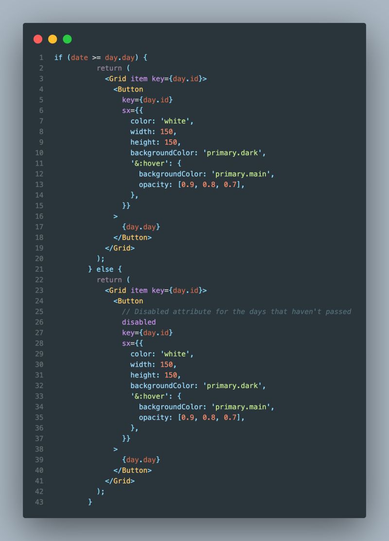 Javascript Several Days Disabled In Calendar Component In Reactjs - Desktop Colorful Arts for Desktop