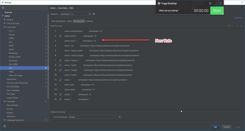 Android Studio 3 2 How To Remember Android Xml Code Style Stack - Best Space Images in 8K