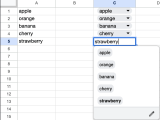 Google Sheets Use Dropdown From Range To Enter Data Change
