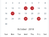 Calendar React