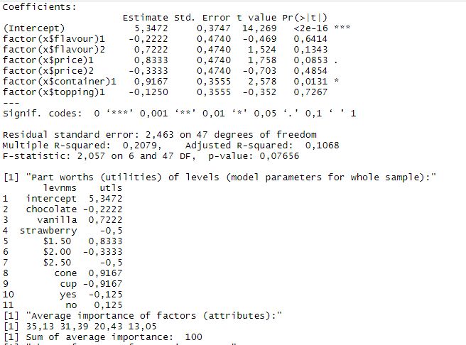 Conjoint Analysis Pdf Errors And Residuals Coefficient Of - Classic Minimal Pattern - Retina