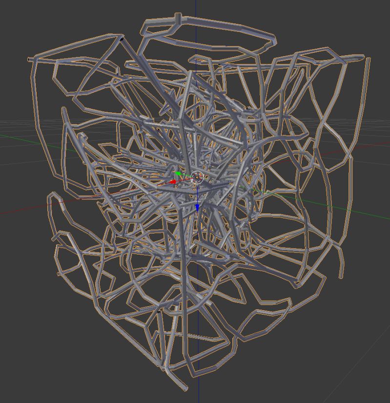 Particles 3 Dimensional Voronoi Mesh Blender Stack Exchange - 4K Vintage Designs for Desktop
