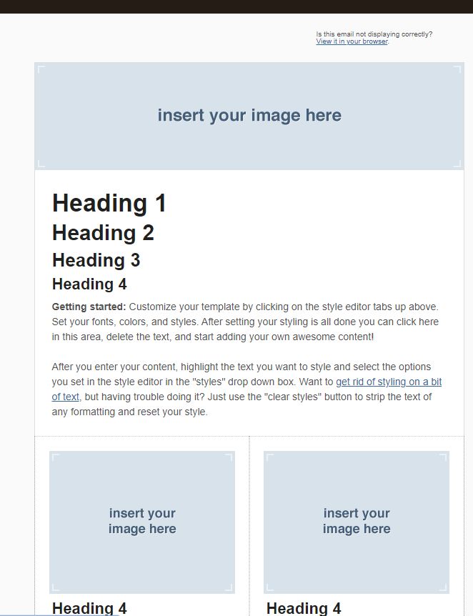 Mailchimp Create A Campaign Using A New Builder Template Stack - Abstract Picture Collection - 8K Quality