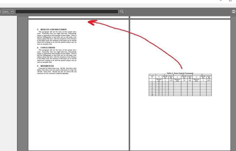 Sectioning Subsection After Table Appears Before Tex Latex Stack - Geometric Texture Collection - 8K Quality