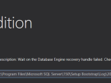 Unable To Install Sql Server Setup Exe Exit Code Decimal 2061893606