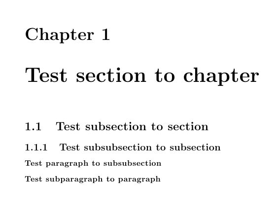 Sectioning Demoting Promoting Sections Chapters Etc Tex Latex - Full HD Gradient Images for Desktop