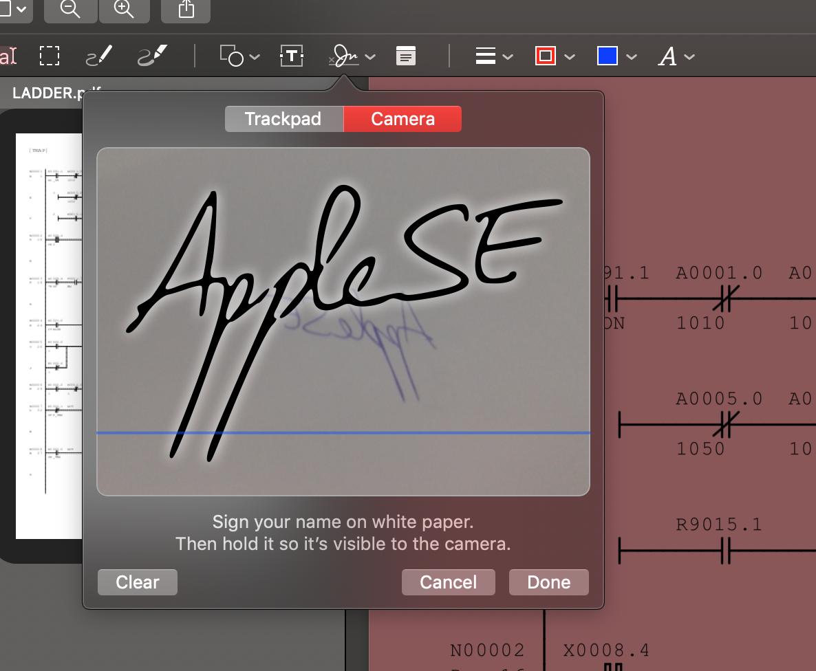 Sign your signature in the center of a blank sheet of white printer paper. Preview 10 1 In Macos Mojave Does Not Capture Signature With Camera Ask Different