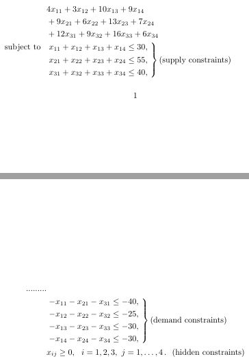 Align Optimization Problem Over Two Pages Tex Latex Stack Exchange - Landscape Background Collection - 4K Quality