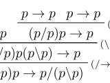 Math Mode Reproduce Lambek Calculus Notation In Latex Tex Latex