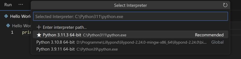 Visual Studio Code Command Python Select Interpreter Resulted In An - Nature Textures - Perfect Desktop Collection