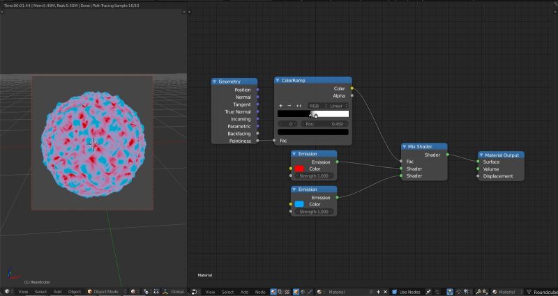 Cycles Render Engine Spherical Distance From Center Gradient - Premium City Background Gallery - HD