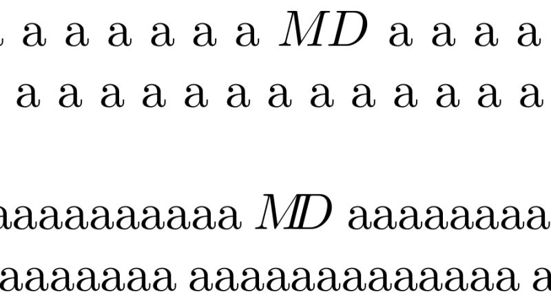 Inline Math Spacing And Varying Interword Spacing Tex Latex Stack - Space Photos - High Quality 8K Collection