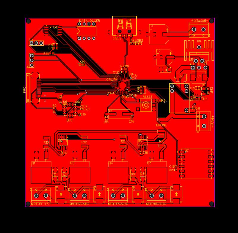 Microcontroller Ground Drone Schematic And Pcb Review Electrical - Premium Ocean Art Gallery - 4K
