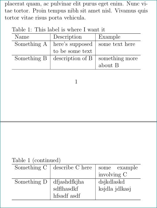 Horizontal Alignment Multi Page Table With Caption Aligned To The - Creative Minimal Illustration - HD