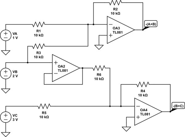 Summing Amplifiers Example 2 - Best Dark Arts in Mobile