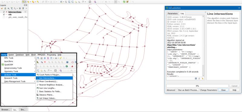 Qgis Line Intersections Plugin Does Not Create A Point To Some Intersection Lines Stack Overflow - Best Gradient Illustrations in Ultra HD