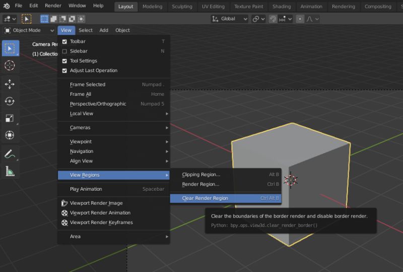 Rendering Adjusting Render Region Boundary Blender Stack Exchange - Space Background Collection - Desktop Quality