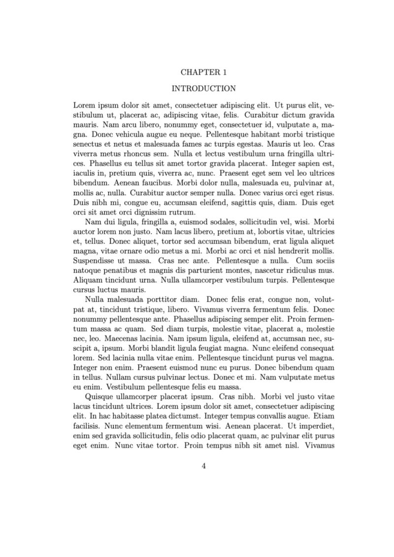 Overleaf Set Table Of Content Page Font Size Chapter Section And - Sunset Textures - Professional Retina Collection