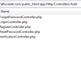 Class App Http Controllers Auth Registercontroller Does Not Exist In