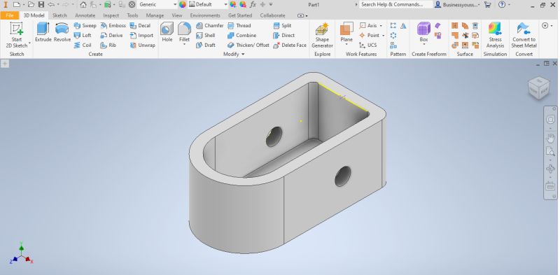 Modeling Autodesk Inventor Create Rib Feature Failed Engineering - Nature Photo Collection - Mobile Quality