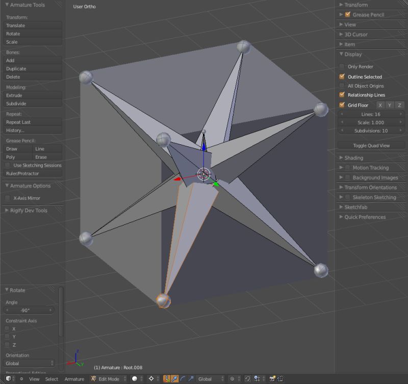 Rigging How Can I Quickly Rig A Cube In Blender Blender Stack Exchange - Mountain Texture Collection - High Resolution Quality