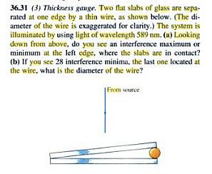 Homework And Exercises Thin Wedge Interference Problems Classical Waves Problem Physics - Premium Dark Image Gallery - HD