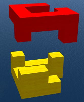 Three Dimensional Unknown 5 Pieces Cube Puzzle Help Recognize - City Wallpaper Collection - 8K Quality