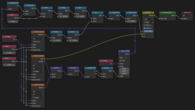 Texturing Add Circles At Boundary Of Cells In Voronoi Texture Blender Stack Exchange - Download Perfect Space Picture | High Resolution
