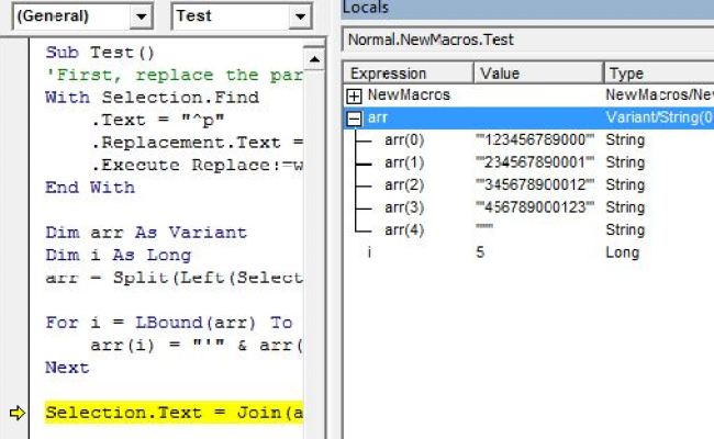 Vba Adding Single Quotes Around Text In Word Stack Overflow Otosection