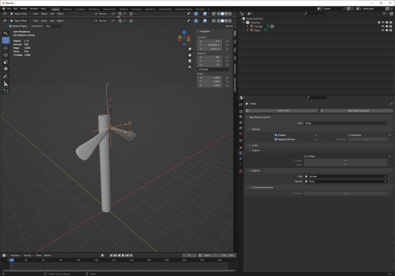 Rigidbody How Do You Allow An Object To Rotate Around An Axis Blender Stack Exchange - Mobile Space Textures for Desktop