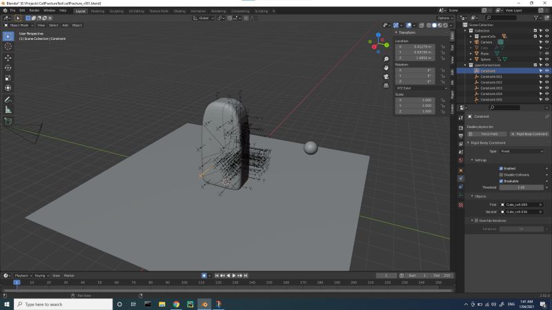 Modeling How To Make Cell Fracture Only Fracture Specific Face Blender Stack Exchange - Beautiful Colorful Wallpaper - Desktop