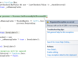 Debugging How To Prevent Visual Studio From Reporting An Caught
