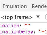 Javascript Setting Animation Delay In Safari Overwrites Animation