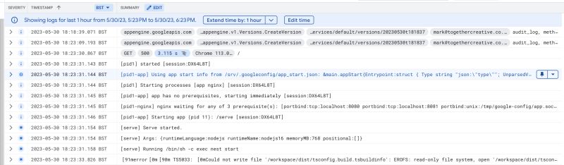Node Js Issue Deploying My Node App To Gcp Google Cloud Cannot - Incredible Geometric Texture - Mobile