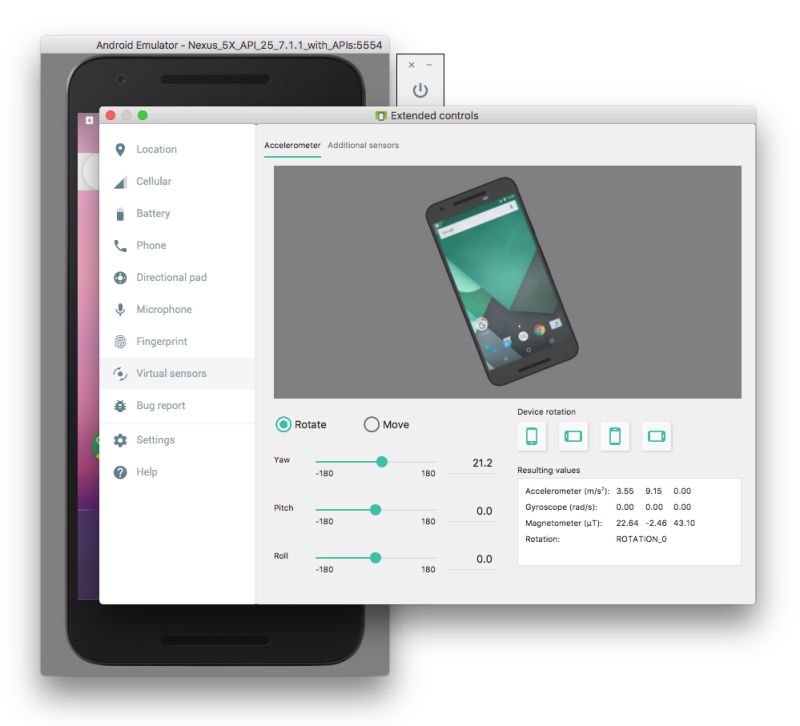 How Can I Simulate Accelerometer In Android Emulator Stack Overflow - Beautiful Geometric Photo - Desktop