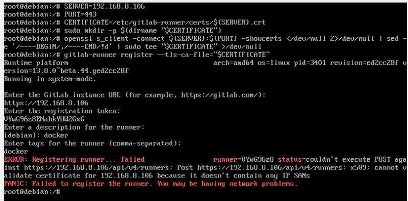 Certificate Gitlab Runner Ip Sans Issue During Registration Stack - Ultra HD Gradient Wallpaper - Mobile
