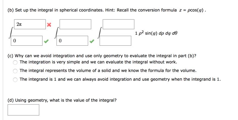 Multivariable Calculus Computing An Integral In Spherical Coordinates Mathematics Stack Exchange - Ocean Wallpaper Collection - Desktop Quality