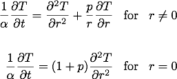 heat equation finite difference implicit matlab solution kinetic spherical cylindrical factor shape cylinder sphere surface convection code reactions matrix shapes