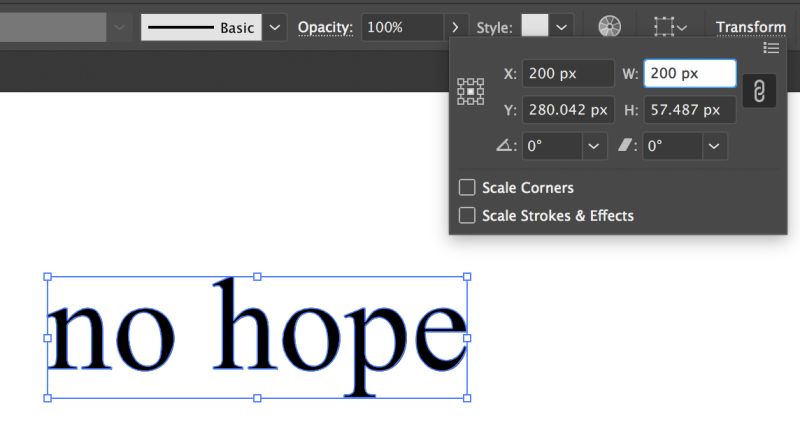Scaling A Text Box In Illustrator Cs6 Without Scaling Text Graphic Design Stack Exchange - Incredible Dark Photo - Mobile