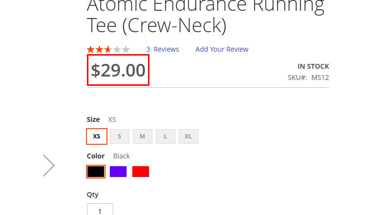 Magento2 How To After Clicking Color Or Size The Price Will Not Change In Magento 2 Magento - Gorgeous Colorful Design - Retina