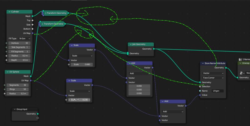 Combining Uv Coordinates Of Multiple Objects In Geometry Nodes - Ultra HD Geometric Images for Desktop
