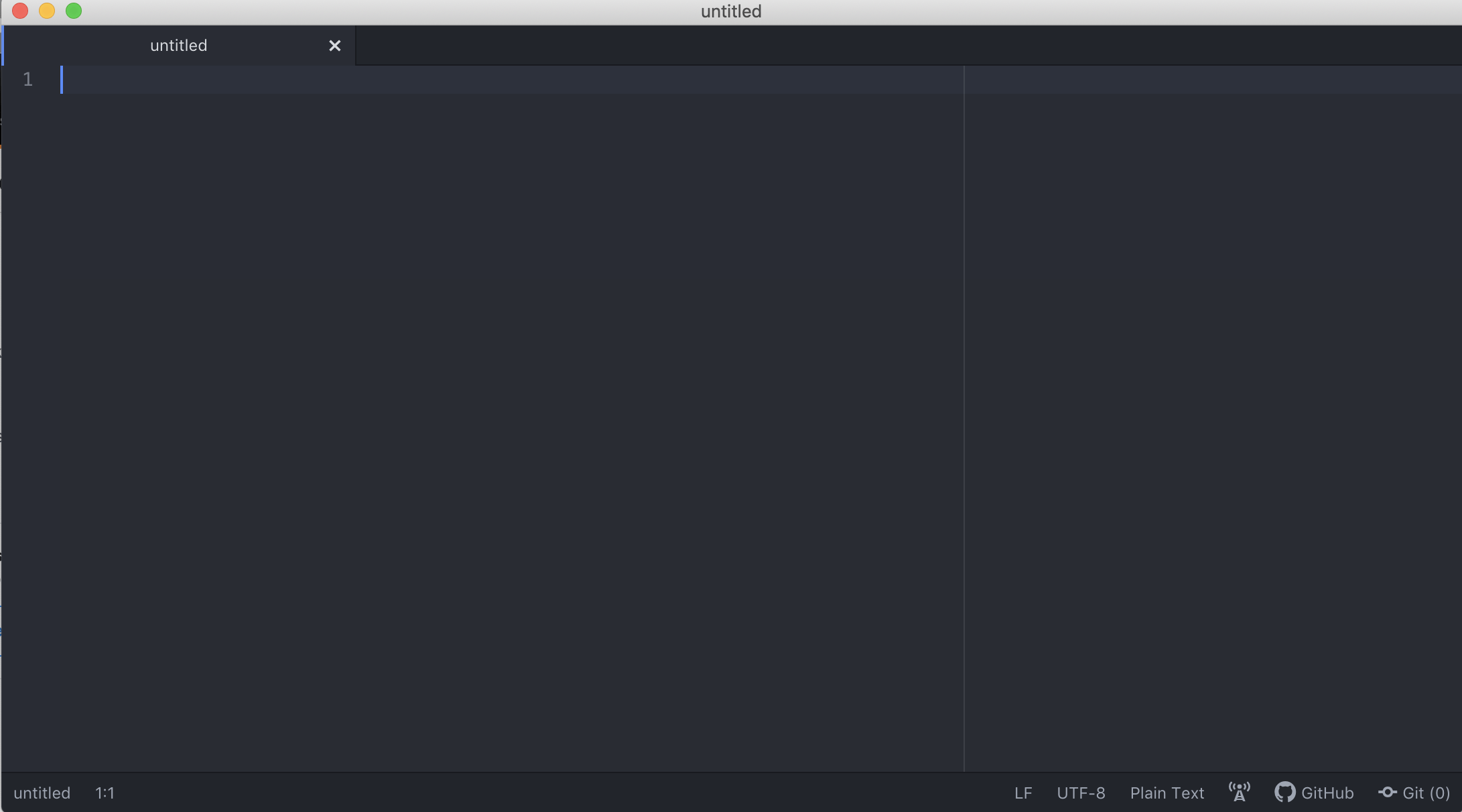 What Is The Line That Separates The Code In Github Atom Editor Stack Overflow