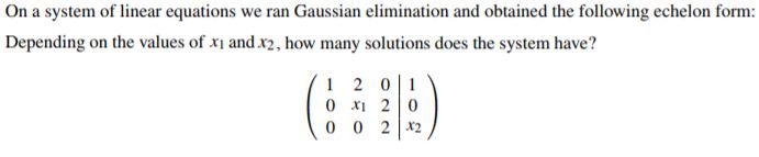 Gaussian Elimination Linear Algebra Problem Mathematics Stack Exchange - Premium Mountain Texture Gallery - Mobile