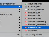 Eclipse Java Maven Project Building With Clean Install Run As