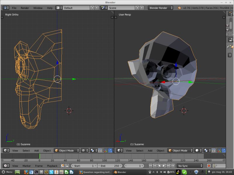 Knife Tool Limited Cut Not Cutting All Of Mesh Edges Blender Stack - Classic Landscape Illustration - Ultra HD